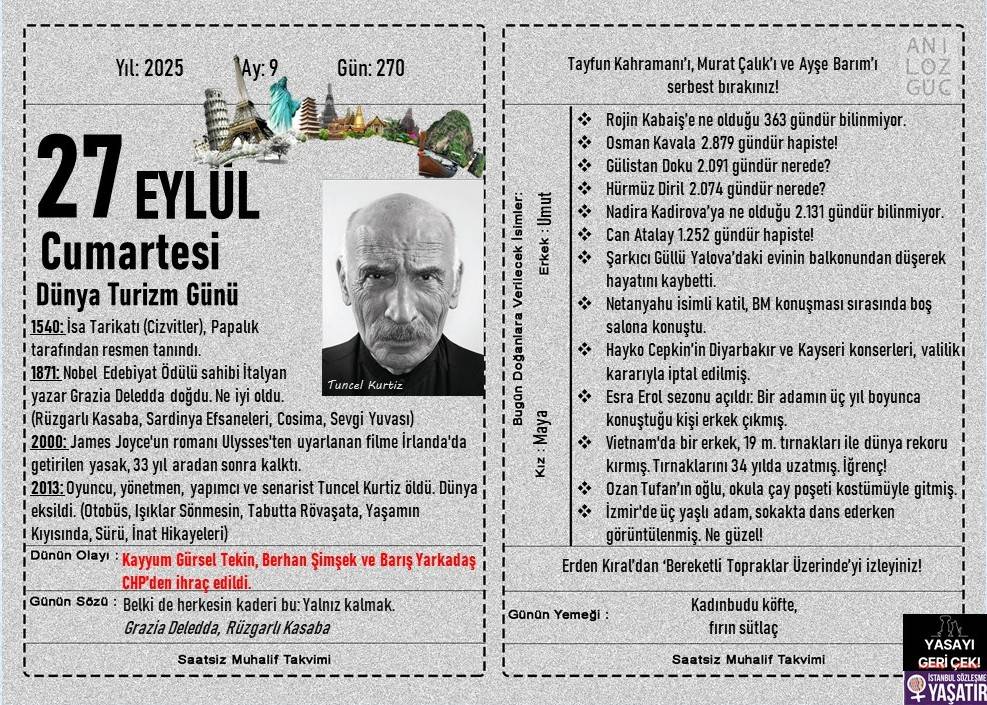 Dünya Turizm Günü 1